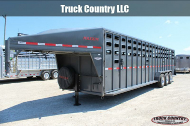 New 2024 Maxxim Industries 6'8'' x 32' Stock / Stock Combo Trailer
