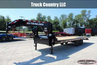 New 2024 PJ Trailers 102  x 24' Gooseneck Deckover Tilt (T8) Deckover Trailer