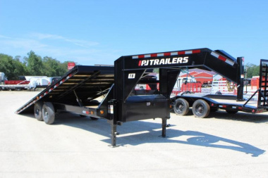 New 2024 PJ Trailers 102" x 24' Gooseneck Deckover Tilt (T8) Deckover Trailer