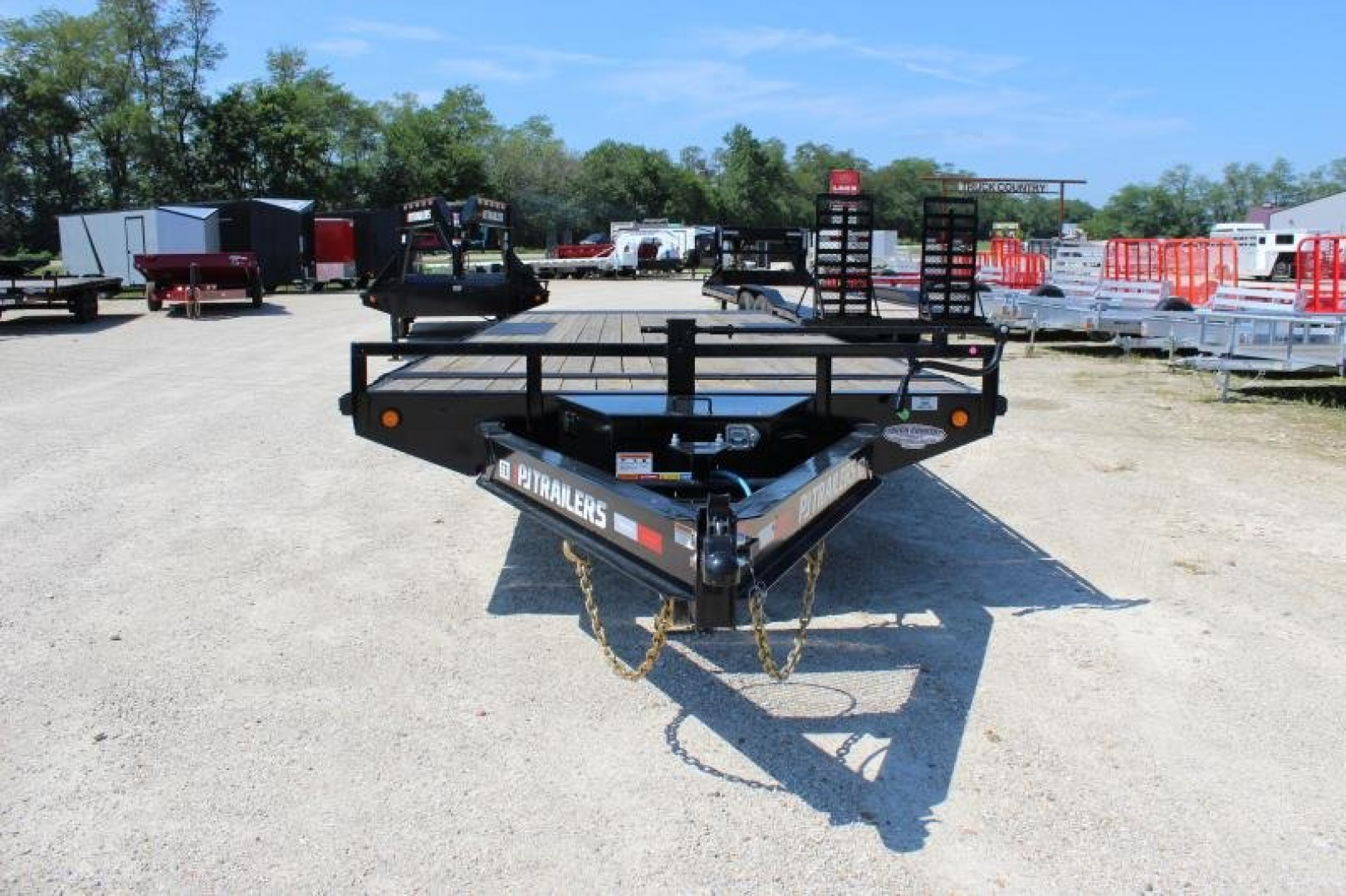 New 2024 PJ Trailers 102" x 24' Deckover Tilt (T8) Deckover Trailer