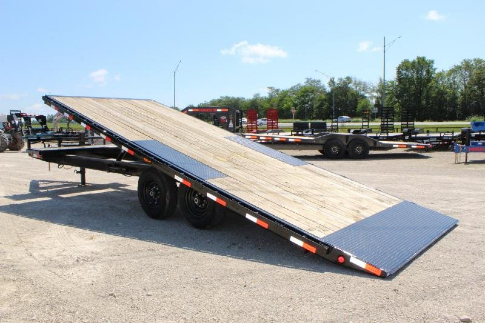 New 2024 PJ Trailers 102" x 24' Deckover Tilt (T8) Deckover Trailer