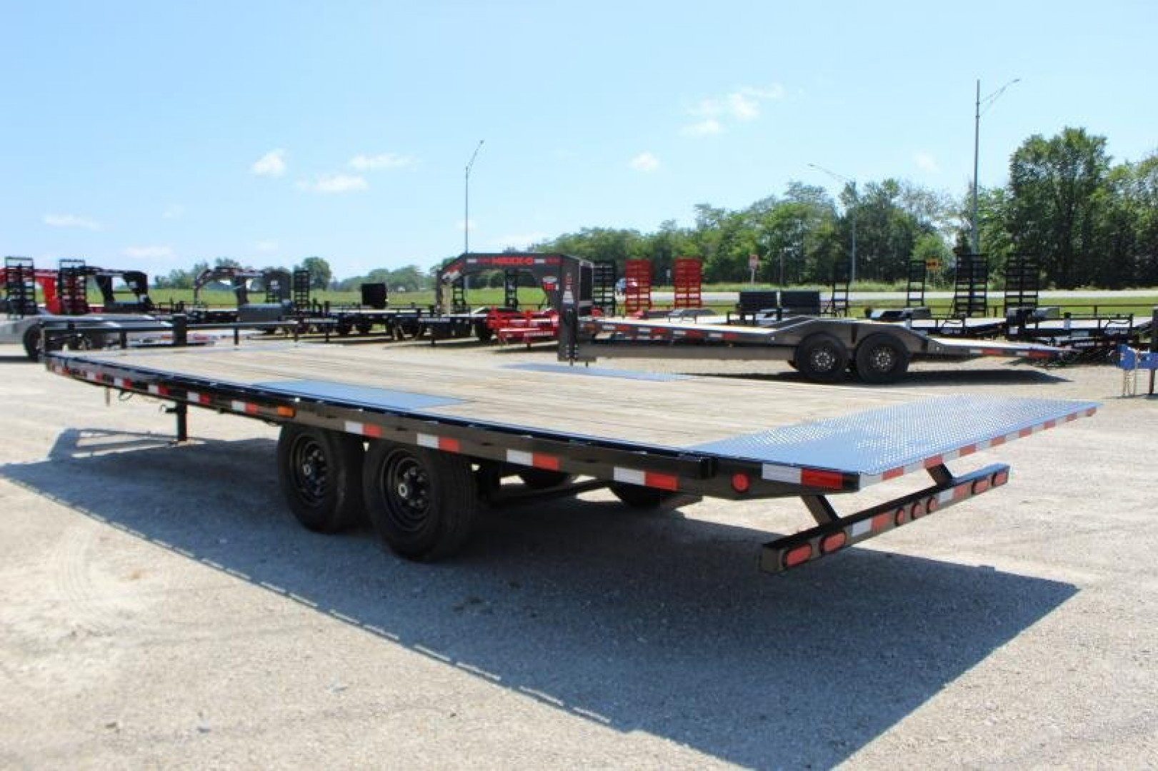 New 2024 PJ Trailers 102" x 24' Deckover Tilt (T8) Deckover Trailer