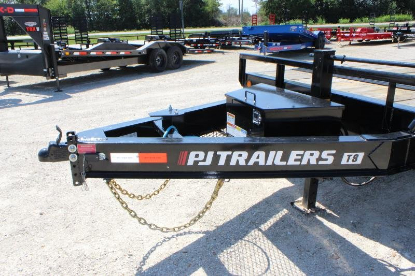 New 2024 PJ Trailers 102" x 24' Deckover Tilt (T8) Deckover Trailer
