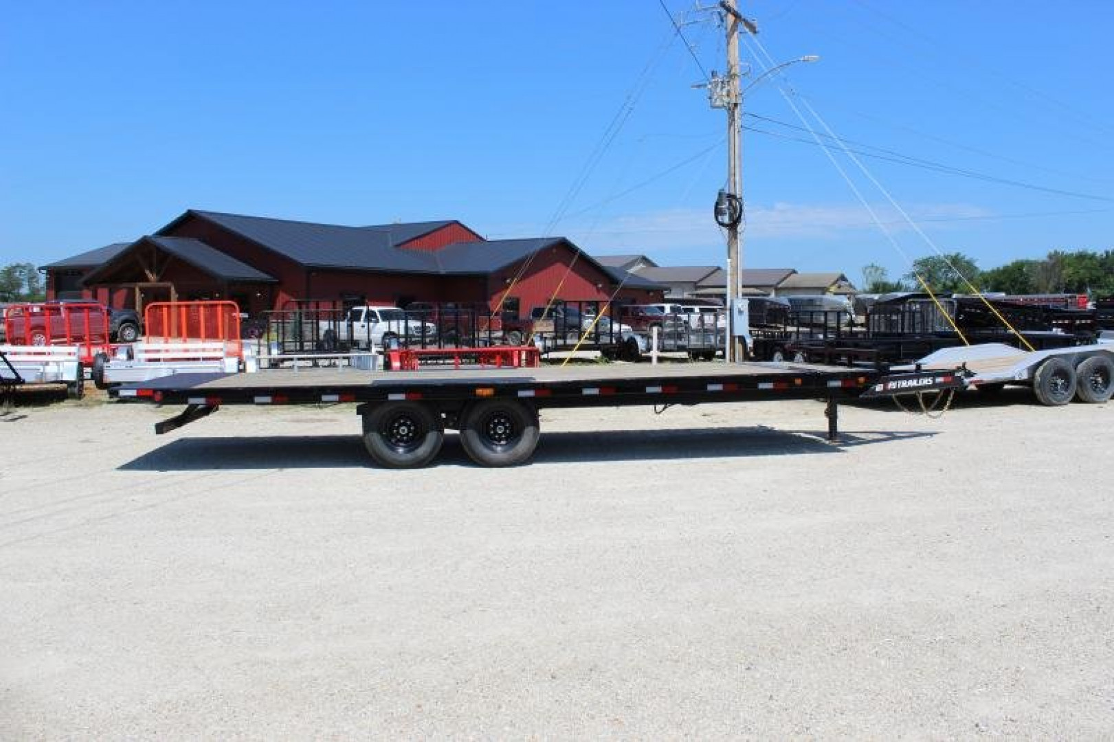 New 2024 PJ Trailers 102" x 24' Deckover Tilt (T8) Deckover Trailer