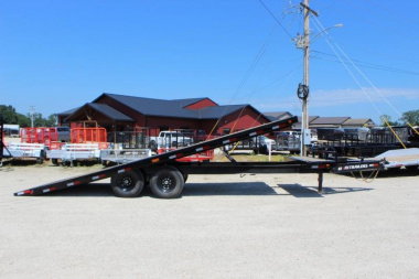 New 2024 PJ Trailers 102" x 24' Deckover Tilt (T8) Deckover Trailer