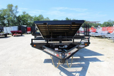 New 2024 PJ Trailers 102" x 24' Deckover Tilt (T8) Deckover Trailer