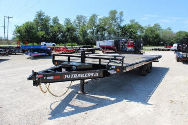 New 2024 PJ Trailers 102" x 24' Deckover Tilt (T8) Deckover Trailer