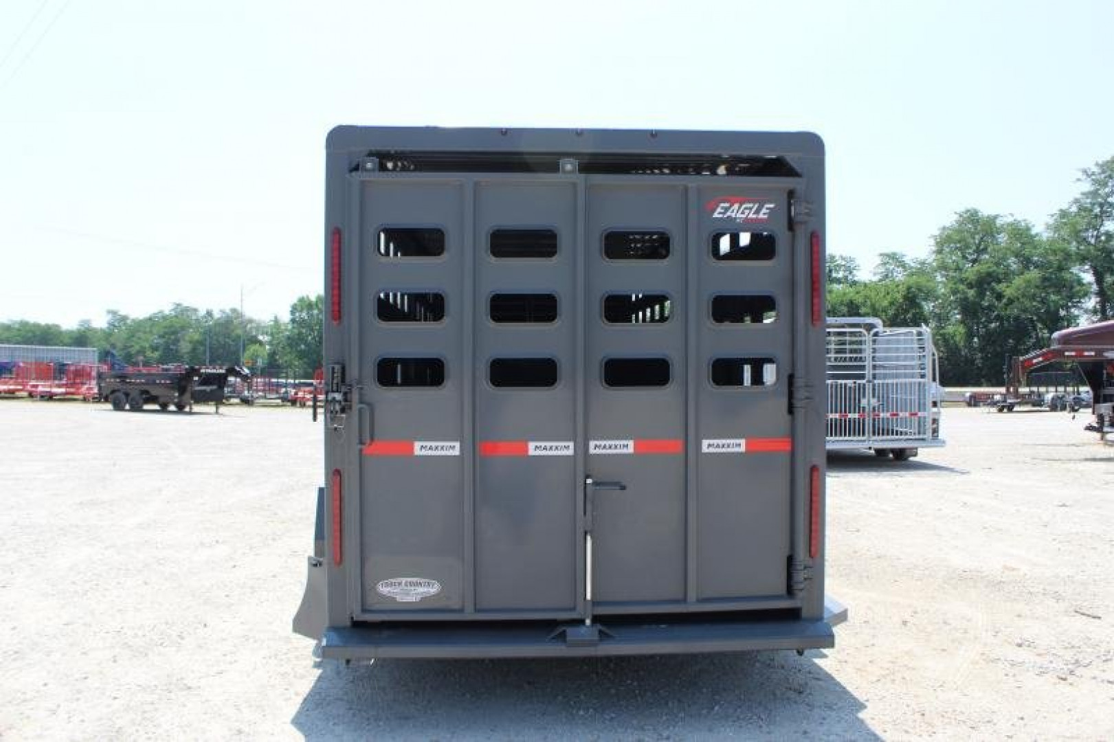 New 2023 Maxxim Industries 6'8'' x 20' Stock / Stock Combo Trailer