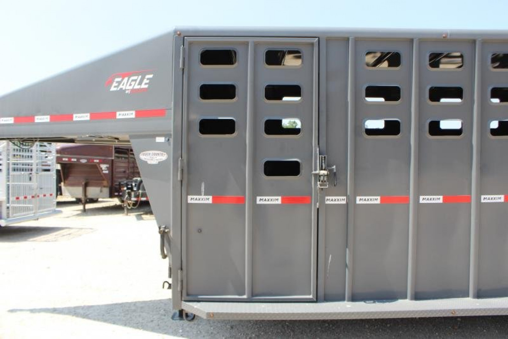 New 2023 Maxxim Industries 6'8'' x 20' Stock / Stock Combo Trailer