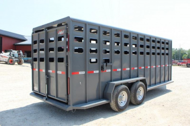 New 2023 Maxxim Industries 6'8'' x 20' Stock / Stock Combo Trailer