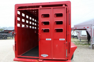 New 2023 Maxxim Industries 6.8x20 gooseneck  Stock / Stock Combo Trailer