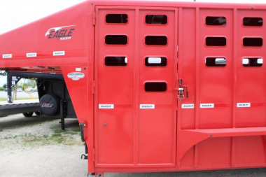 New 2023 Maxxim Industries 6.8x20 gooseneck  Stock / Stock Combo Trailer