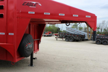 New 2023 Maxxim Industries 6.8x20 gooseneck  Stock / Stock Combo Trailer