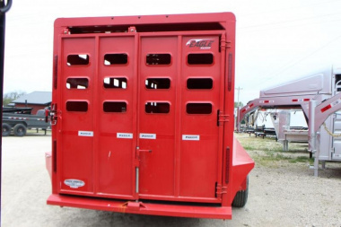 New 2023 Maxxim Industries 6.8x20 gooseneck  Stock / Stock Combo Trailer