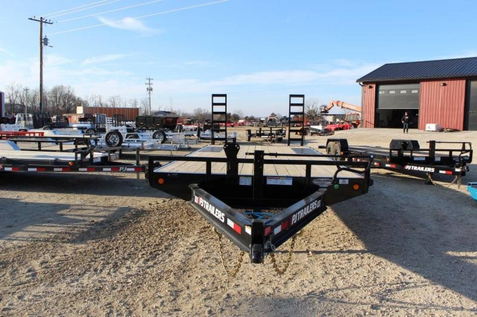 New 2023 PJ Trailers 102" x 22' F8 Deckover Trailer