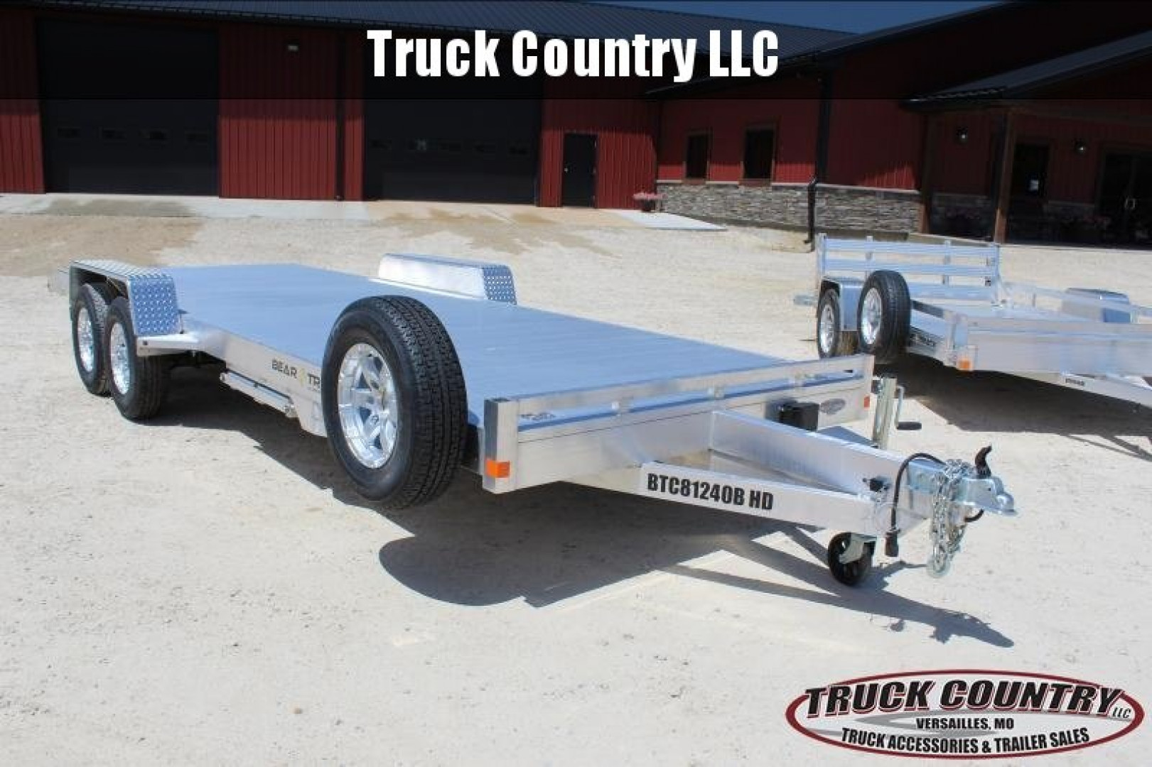 New 2022 Bear Track 81"x20' aluminum Car / Racing Trailer