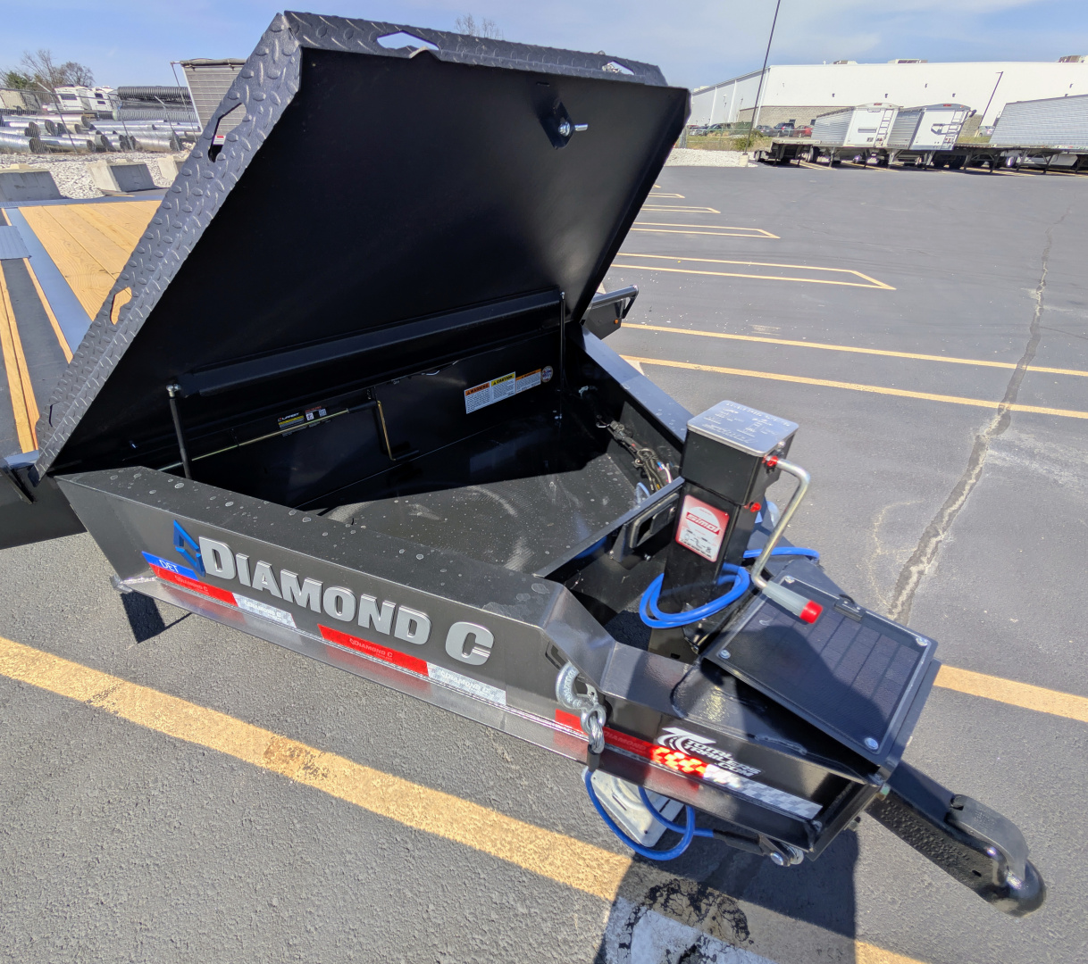 New DET 208-22' Deckover 18K (GVWR) Tilt Equipment Trailer