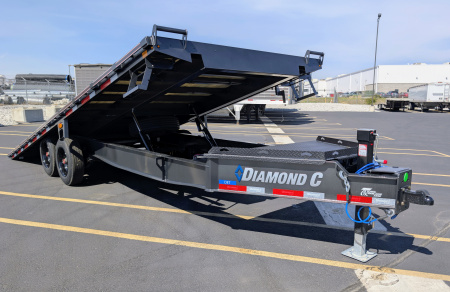 New Diamond C DET 208 22' Deckover 18K (GVWR) Tilt Equipment Trailer