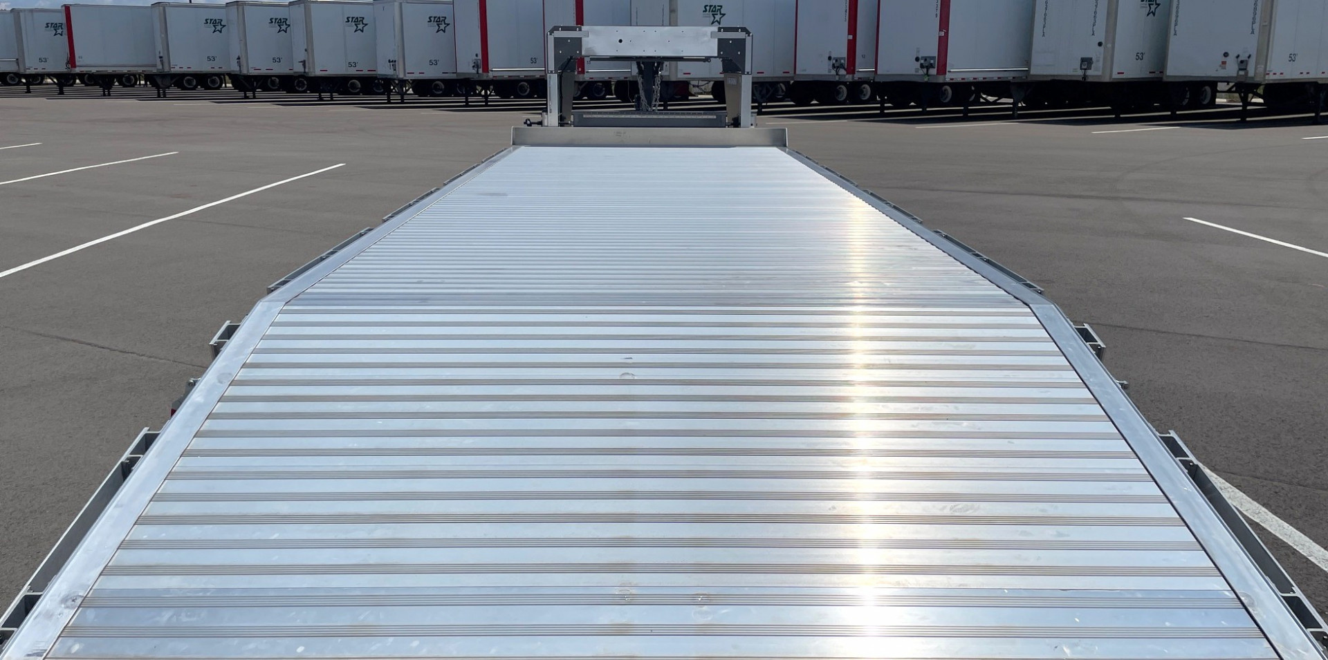 New TIMPTE 1626 Heavy Duty Aluminum Gooseneck Deck Over Equipment Trailer 26'x102" 16K GVWR, Spare