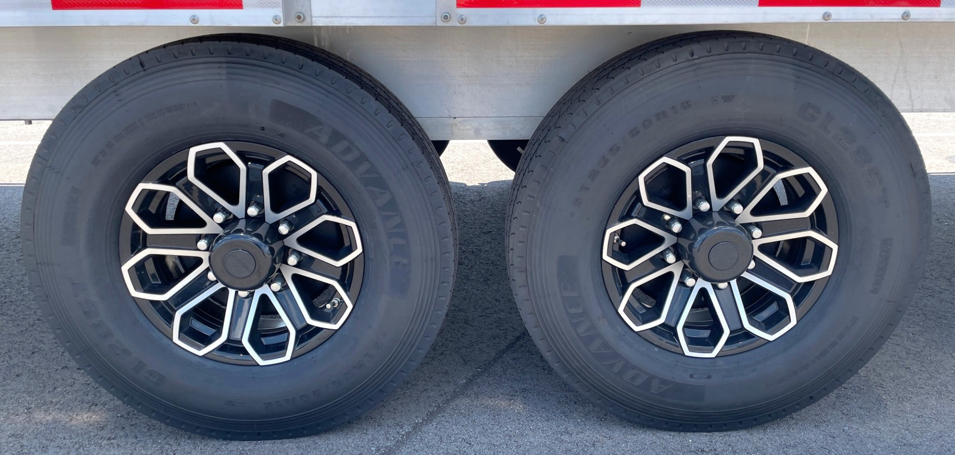 New TIMPTE 1626 Heavy Duty Aluminum Gooseneck Deck Over Equipment Trailer 26'x102" 16K GVWR, Spare