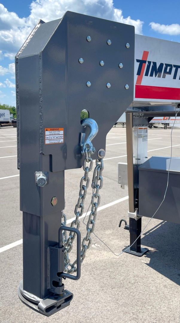 New TIMPTE 1626 Heavy Duty Aluminum Gooseneck Deck Over Equipment Trailer 26'x102" 16K GVWR, Spare