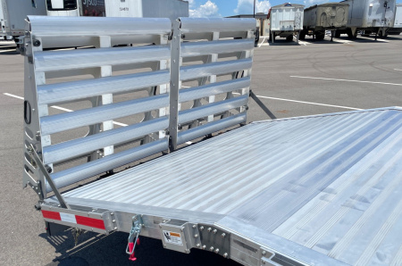 New TIMPTE 1626 Heavy Duty Aluminum Gooseneck Deck Over Equipment Trailer 26'x102" 16K GVWR, Spare