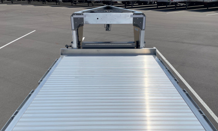New TIMPTE 1626 Heavy Duty Aluminum Gooseneck Deck Over Equipment Trailer 26'x102" 16K GVWR, Spare