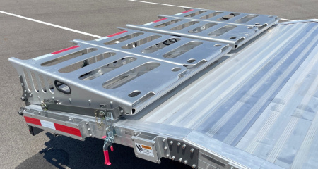 New TIMPTE 1626 Heavy Duty Aluminum Gooseneck Deck Over Equipment Trailer 26'x102" 16K GVWR, Spare