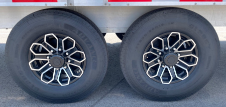 New TIMPTE 1626 Heavy Duty Aluminum Gooseneck Deck Over Equipment Trailer 26'x102" 16K GVWR, Spare