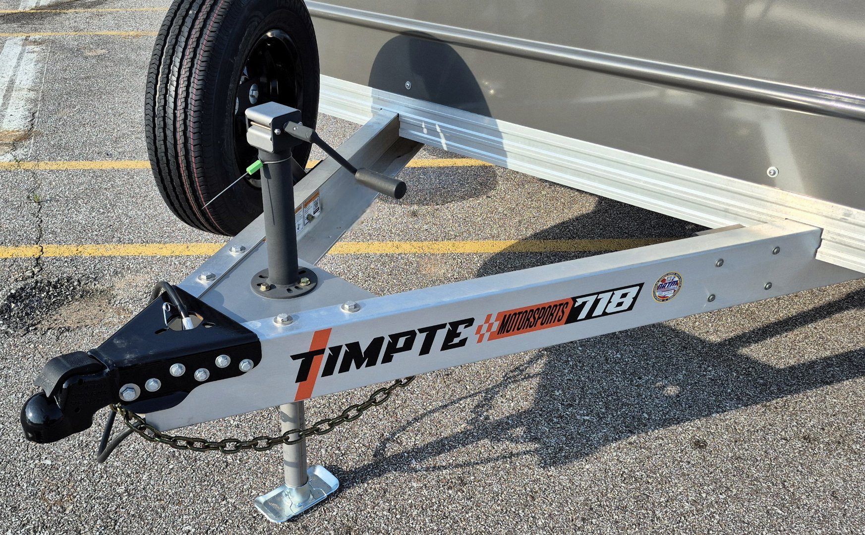 New Timpte Motorsport 718 Ramped Beavertail Aluminum Car Hauler Trailer 18', Spare, 7K GVWR