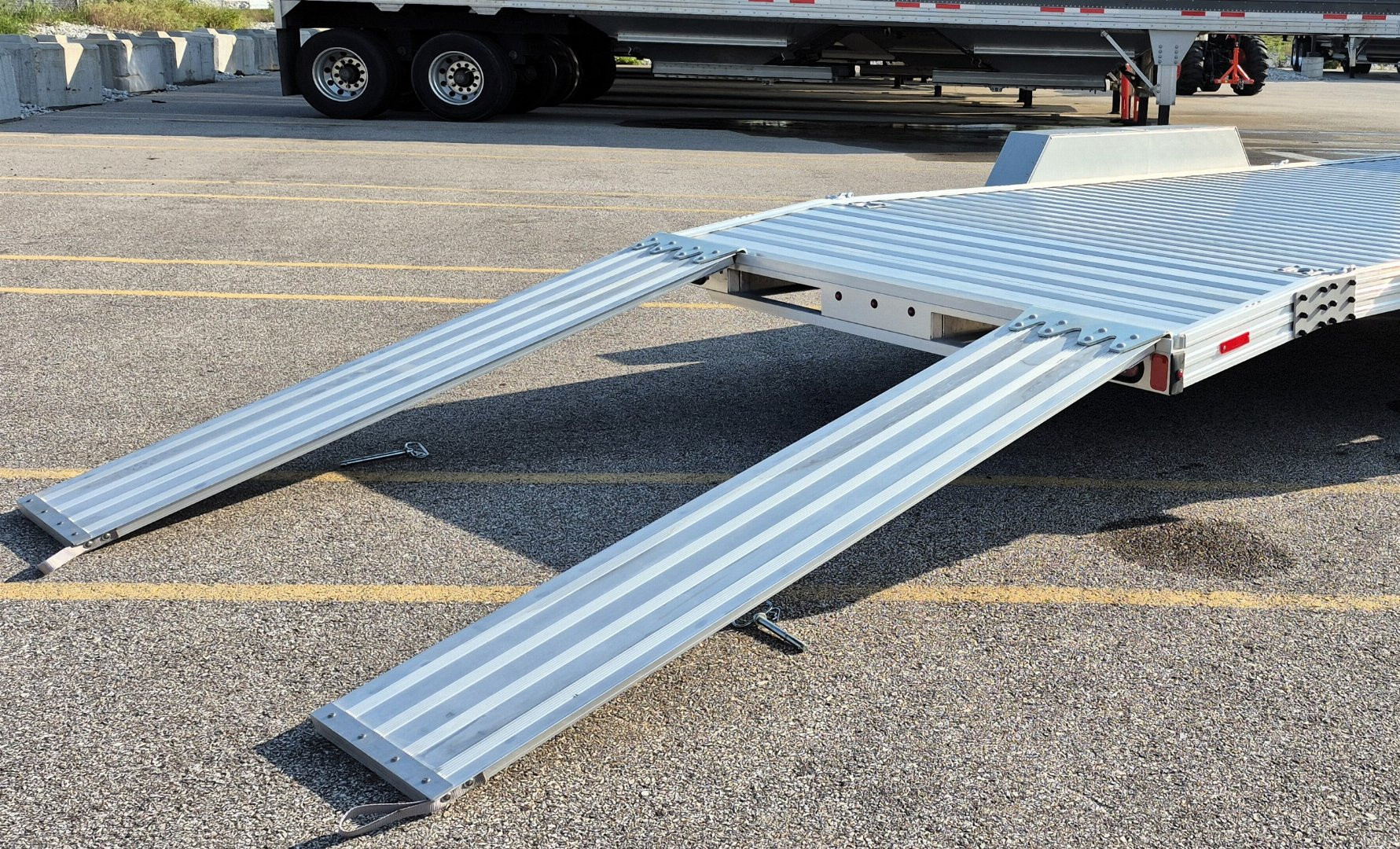 New Timpte Motorsport 718 Ramped Beavertail Aluminum Car Hauler Trailer 18', Spare, 7K GVWR