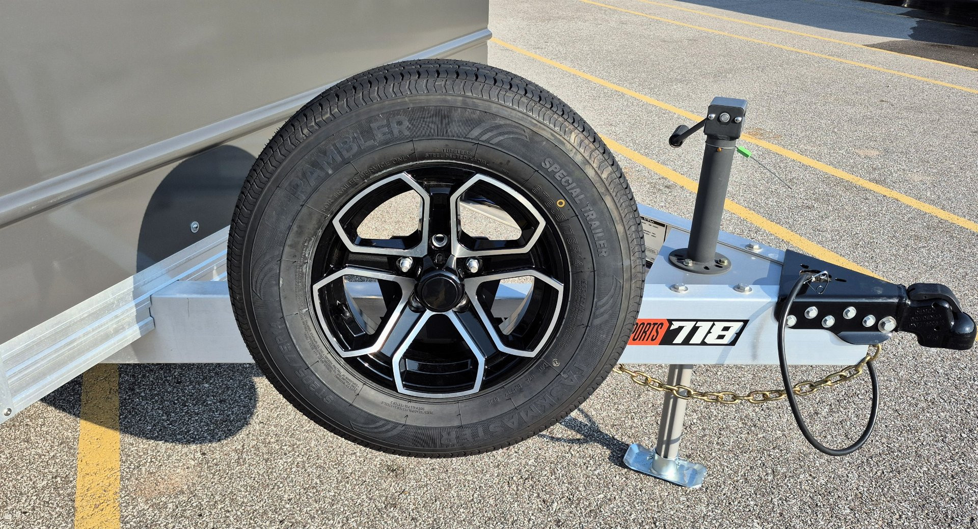 New Timpte Motorsport 718 Ramped Beavertail Aluminum Car Hauler Trailer 18', Spare, 7K GVWR