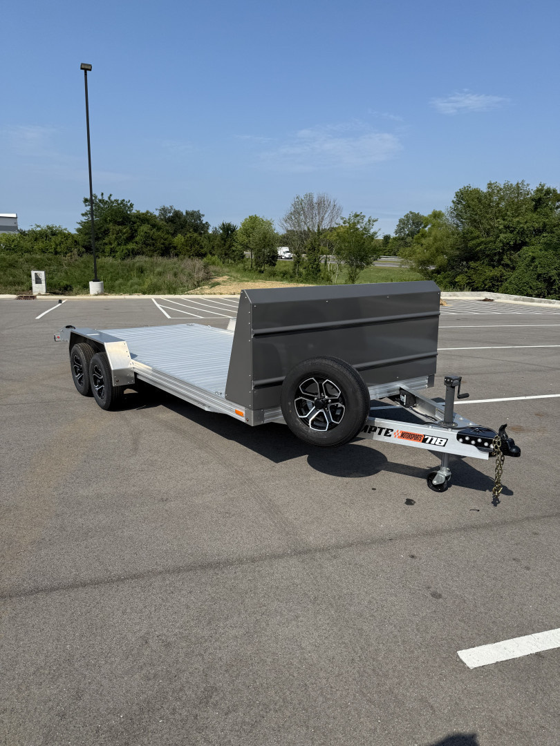 New Timpte Motorsport 718 Ramped Beavertail Aluminum Car Hauler Trailer 18', Spare, 7K GVWR