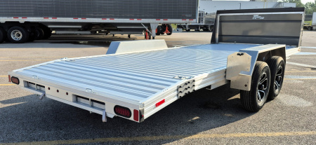 New Timpte Motorsport 718 Ramped Beavertail Aluminum Car Hauler Trailer 18', Spare, 7K GVWR