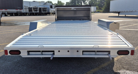 New Timpte Motorsport 718 Ramped Beavertail Aluminum Car Hauler Trailer 18', Spare, 7K GVWR