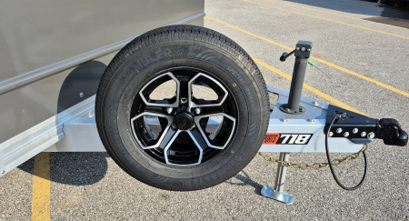 New Timpte Motorsport 718 Ramped Beavertail Aluminum Car Hauler Trailer 18', Spare, 7K GVWR