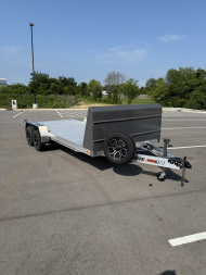 New Timpte Motorsport 718 Ramped Beavertail Aluminum Car Hauler Trailer 18', Spare, 7K GVWR