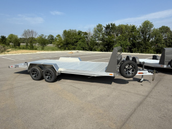 New Timpte Motorsport 718 Ramped Beavertail Aluminum Car Hauler Trailer 18', Spare, 7K GVWR