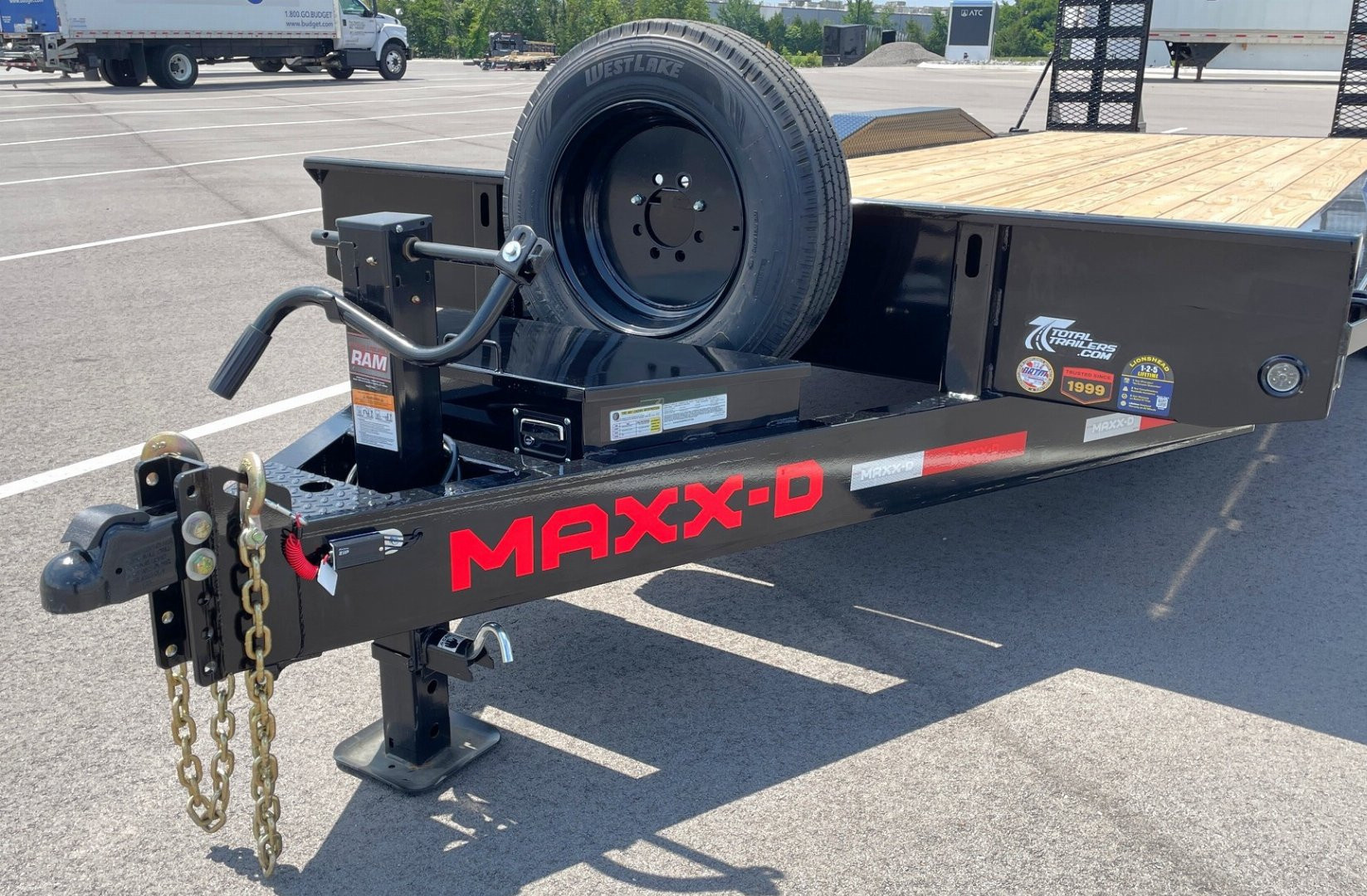 New MAXX- D H8x 102"x 22' Buggy Hauler / Equipment Trailer 17500 (GVWR)-Drive Over Fenders, Spare