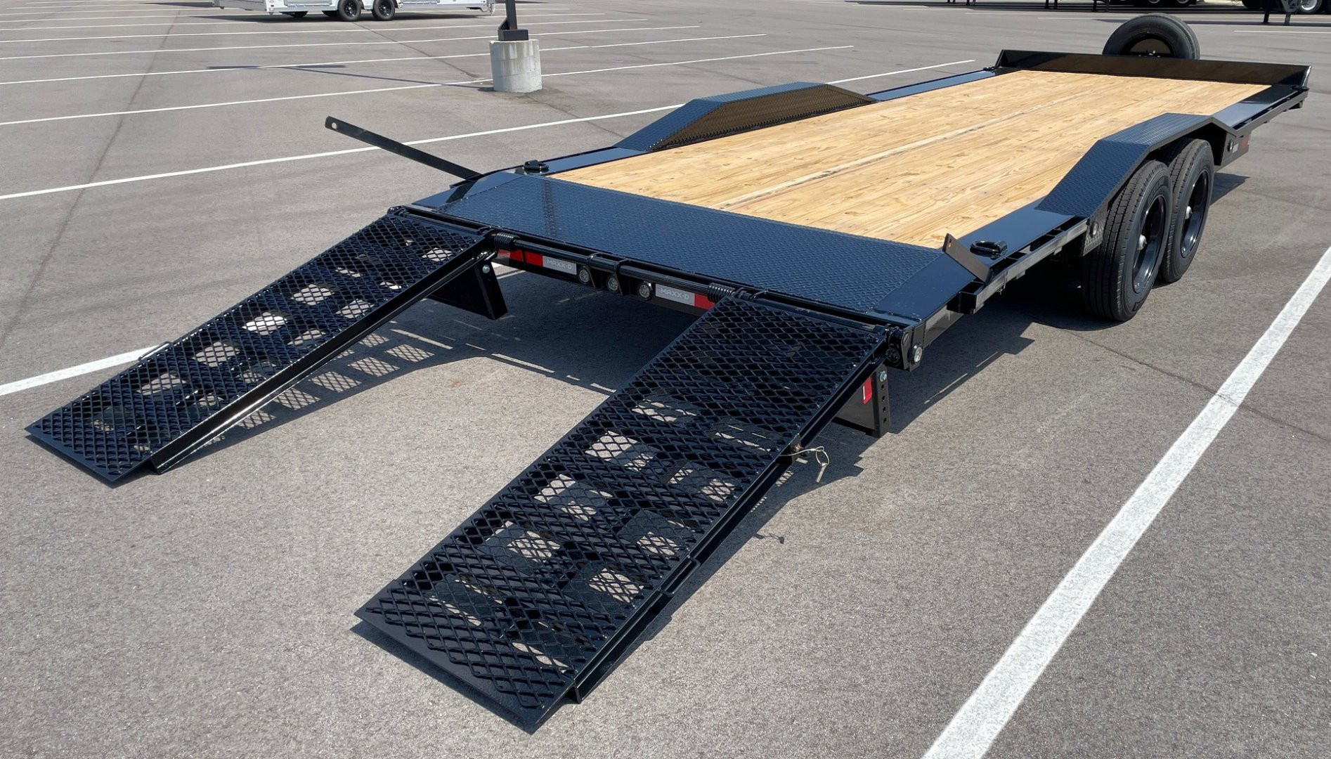 New MAXX- D H8x 102"x 22' Buggy Hauler / Equipment Trailer 17500 (GVWR)-Drive Over Fenders, Spare