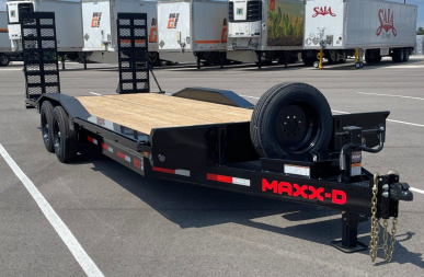 New MAXX- D H8x 102"x 22' Buggy Hauler / Equipment Trailer 17500 (GVWR)-Drive Over Fenders, Spare
