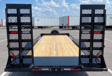 New MAXX- D H8x 102"x 22' Buggy Hauler / Equipment Trailer 17500 (GVWR)-Drive Over Fenders, Spare