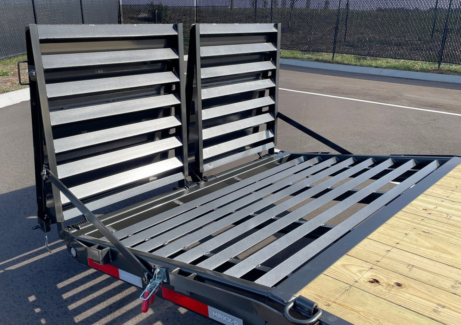 New MAXX- D C8X 83"x 22' Equipment Trailer 17,500 (GVWR) Max Ramps, Spare