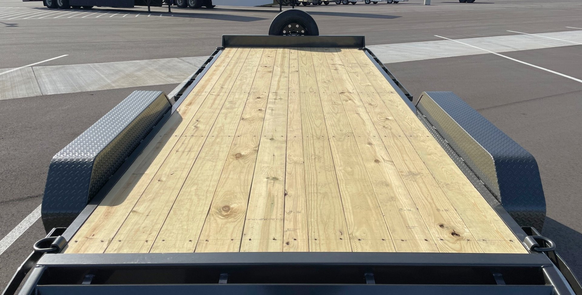 New MAXX- D C8X 83"x 22' Equipment Trailer 17,500 (GVWR) Max Ramps, Spare