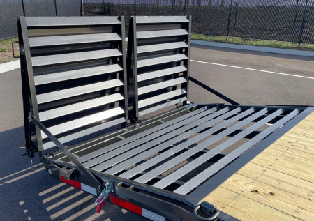 New MAXX- D C8X 83"x 22' Equipment Trailer 17,500 (GVWR) Max Ramps, Spare