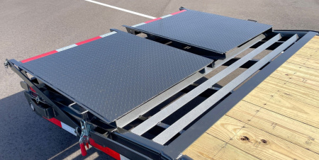 New MAXX- D C8X 83"x 22' Equipment Trailer 17,500 (GVWR) Max Ramps, Spare