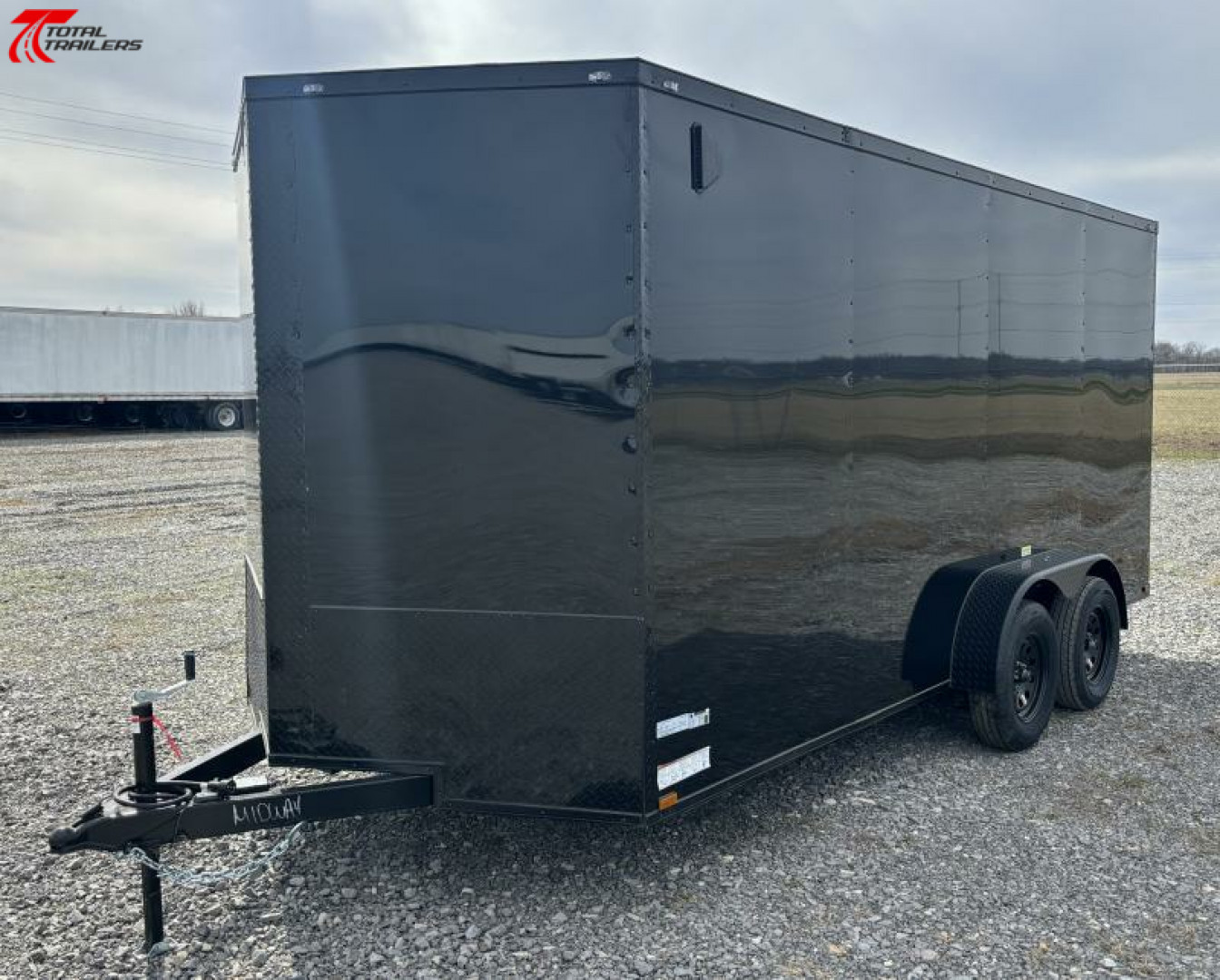 New 2025 QUALITY CARGO 7x16 V-Nose Cargo Trailer 84" tall Cargo / Enclosed Trailer