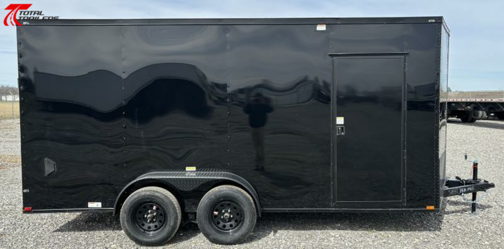 New 2025 QUALITY CARGO 7x16 V-Nose Cargo Trailer 84" tall Cargo / Enclosed Trailer