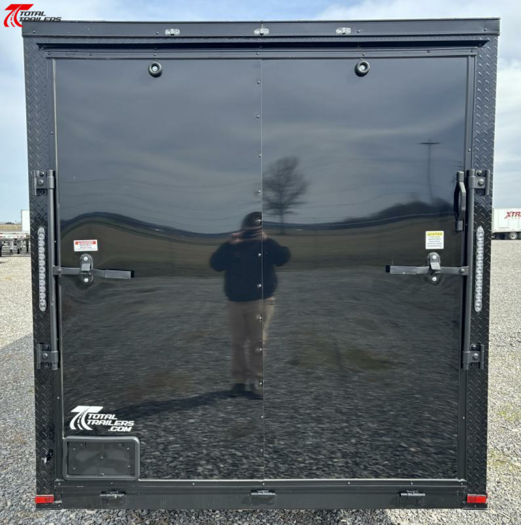 New 2025 QUALITY CARGO 7x16 V-Nose Cargo Trailer 84" tall Cargo / Enclosed Trailer