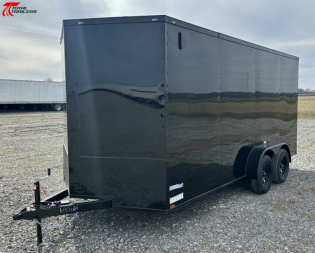 New 2025 QUALITY CARGO 7x16 V-Nose Cargo Trailer 84" tall Cargo / Enclosed Trailer